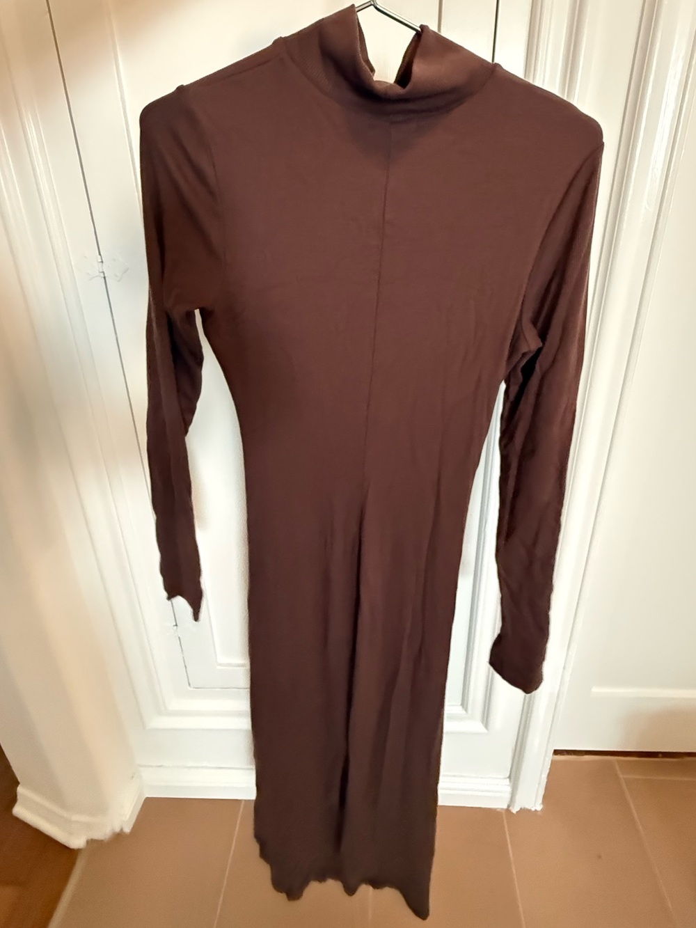Marine Layer Knit Brown Maxi Midi Dress - Picture 3 of 4